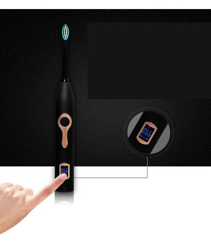 Waterproof adult rechargeable sonic electric toothbrush