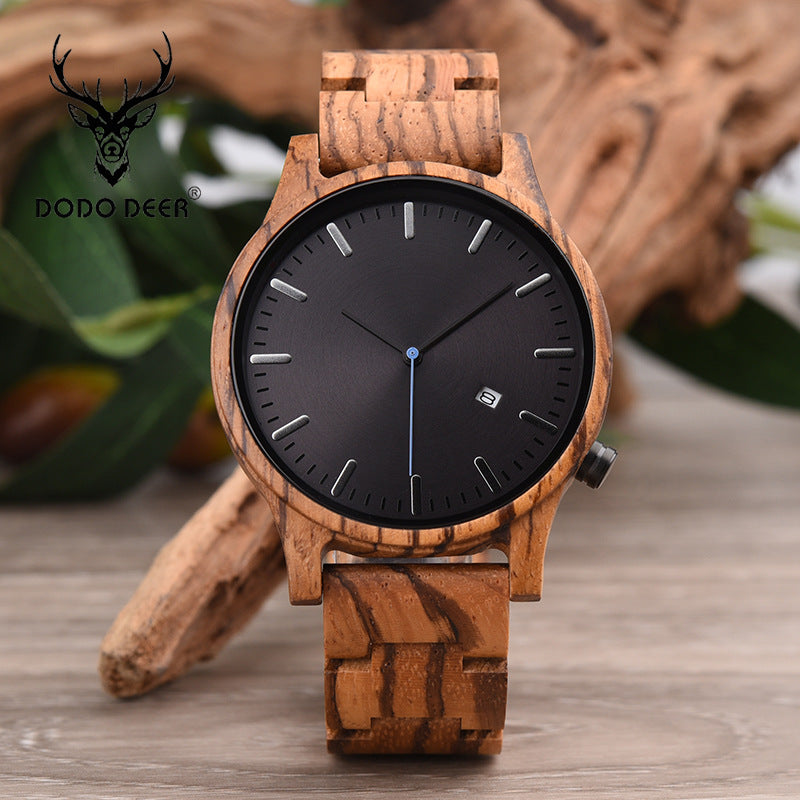 DODO DEER reloj calendario de madera