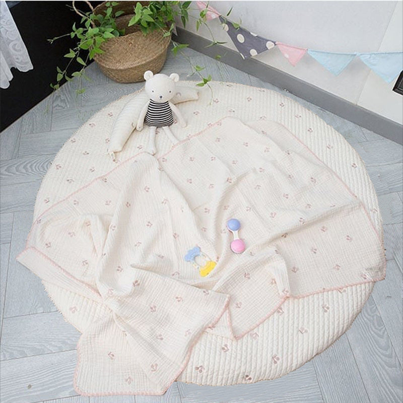 Thickened Embroidered Play Mat Children's Room Cushion