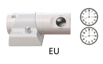 Reloj de control remoto giratorio de 180 grados con proyección LED