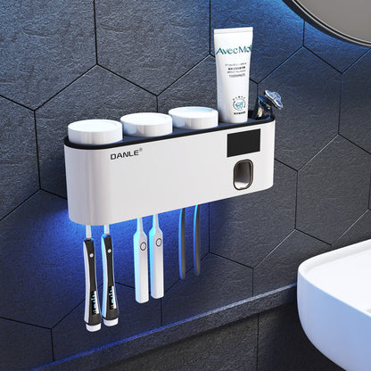 Stérilisateur de brosse à dents intelligent, tasse de lavage électrique UV