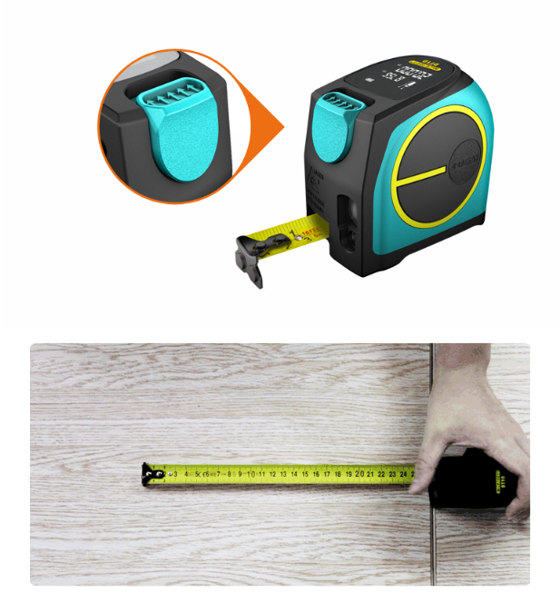 2 In 1 Laser Tape Measure Tool Electronic Distance