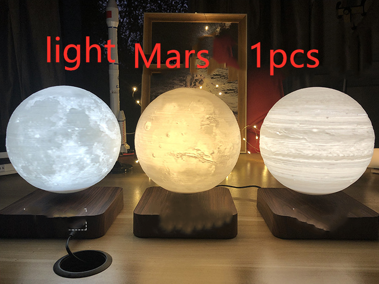 Magnetic Levitation Table Lamp Moon Light 3D Printing Planet Night Light