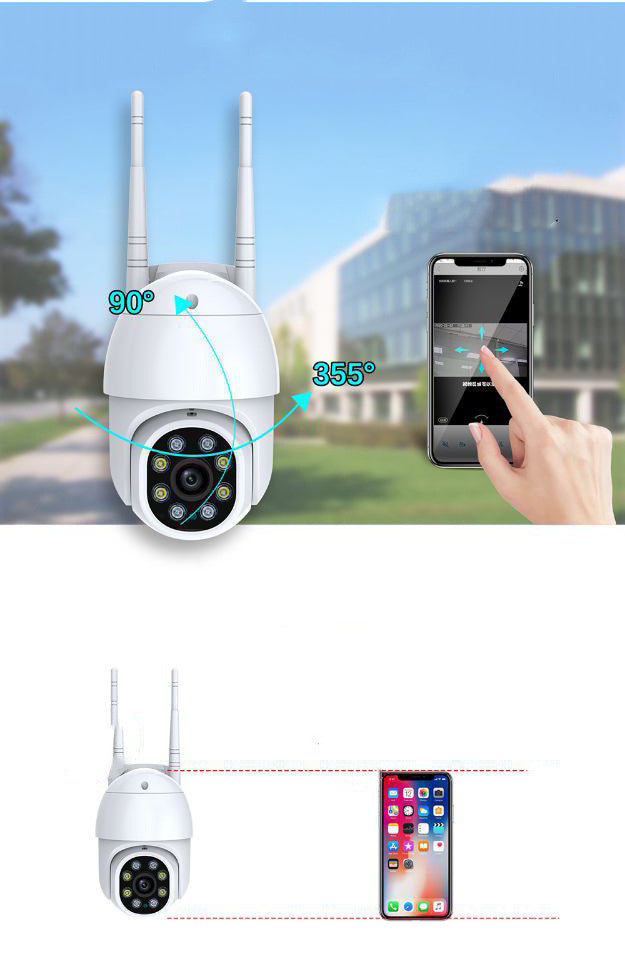 Cámara de vigilancia inalámbrica WiFi monitor inteligente para el hogar