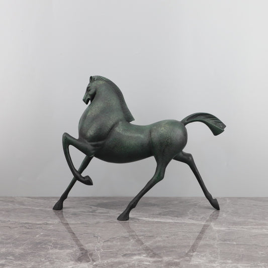 Modern Minimalist Walking Horse Metal Ornaments