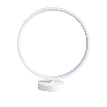 Lampe de table LED ronde et moderne minimaliste