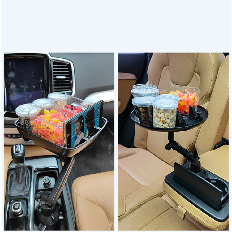 Support de verre de voiture de petite table à manger de stockage de nourriture