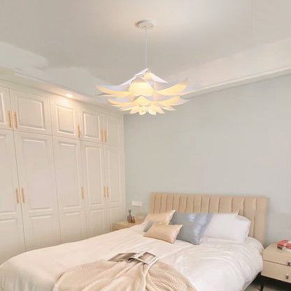 Domestic Stylish Minimalist Girly Floral Bedroom Chandelier