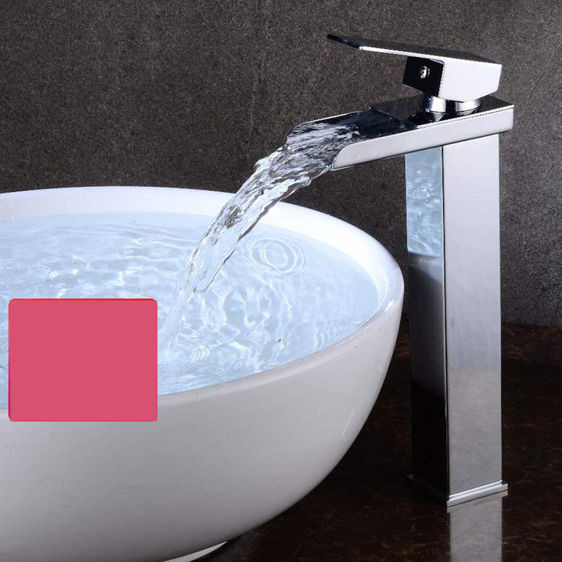 Robinet d'alimentation chaude et froide en cascade pour salle de bain