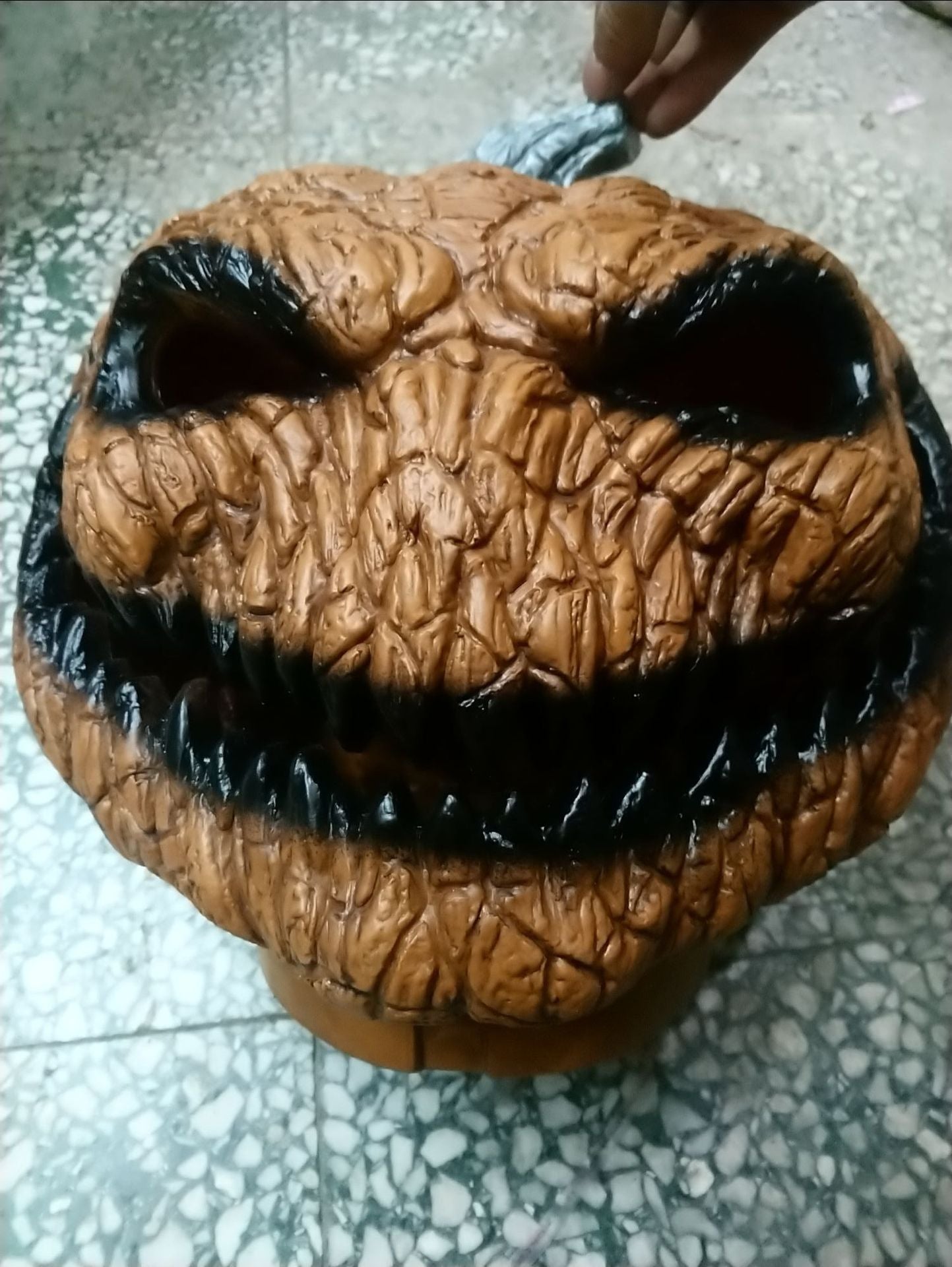 Nuevas luces de calabaza de Halloween, divertida decoración de calabaza fantasma