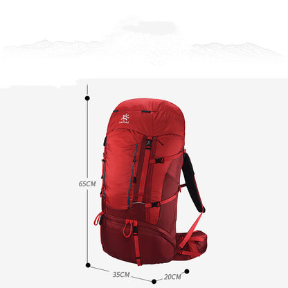 Mochila de montañismo de carga pesada de gran capacidad para viajes al aire libre