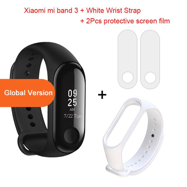 Version mondiale Xiaomi mi band 3 Fitness Tracker Bracelet intelligent 0.78 OLED écran tactile 50M étanche miband 3 Xiomi band 3