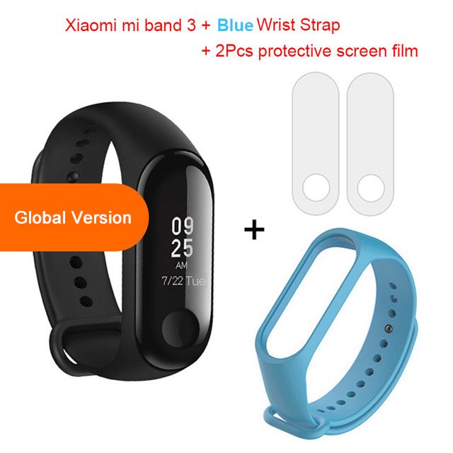 Version mondiale Xiaomi mi band 3 Fitness Tracker Bracelet intelligent 0.78 OLED écran tactile 50M étanche miband 3 Xiomi band 3