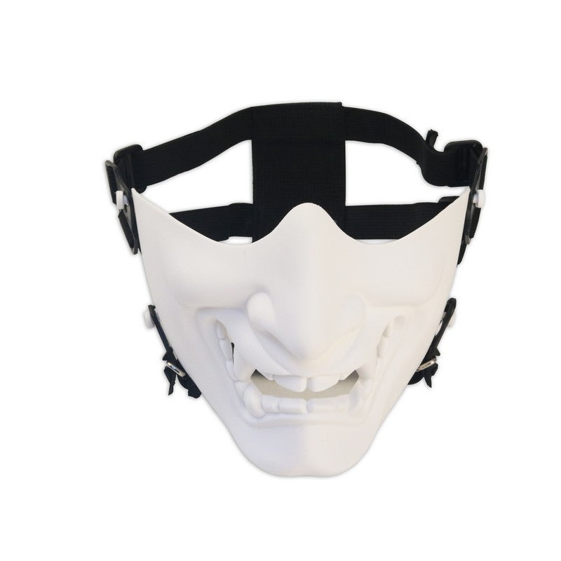 Version casque de boule d'Halloween Riant Prajna Demi-masque