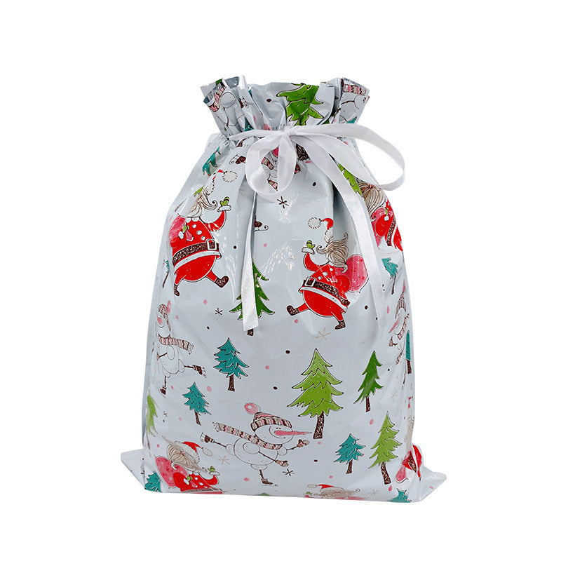 Home Fashion Simple Drawstring Christmas Gift Bag Suit