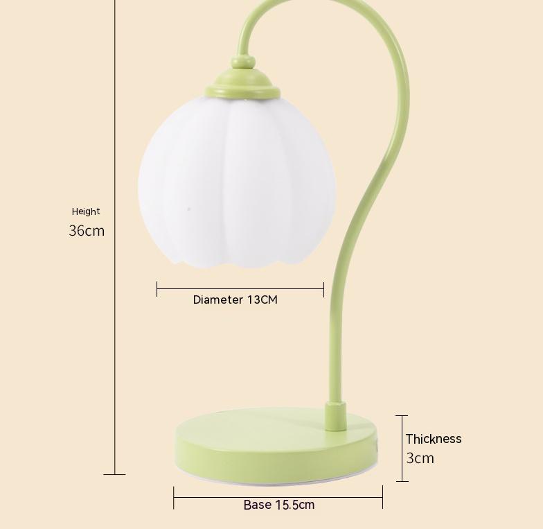 Flower Table Lamp Reading Bedroom Ambience Light