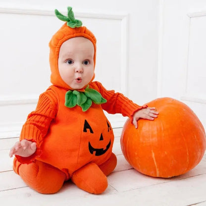 Vêtements pour bébé Mode Cosclothes Costume d'Halloween Citrouille Cosplay Combinaison d'Halloween