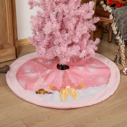 Cross-border New Christmas Tree Skirt With Light Decorations