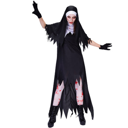 Costume d'Halloween taché de sang pour femme