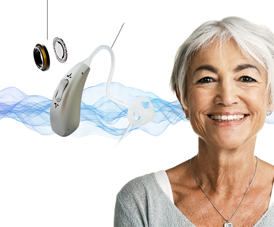 Wireless invisible hearing aid