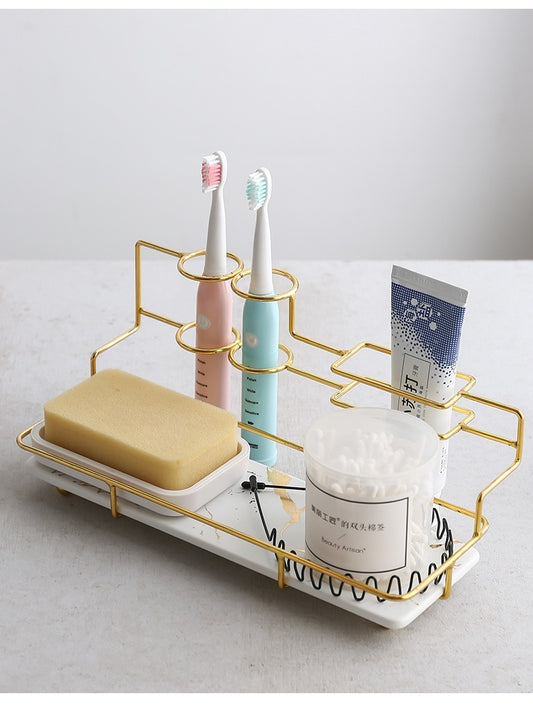 Storage box for cosmetics washing table