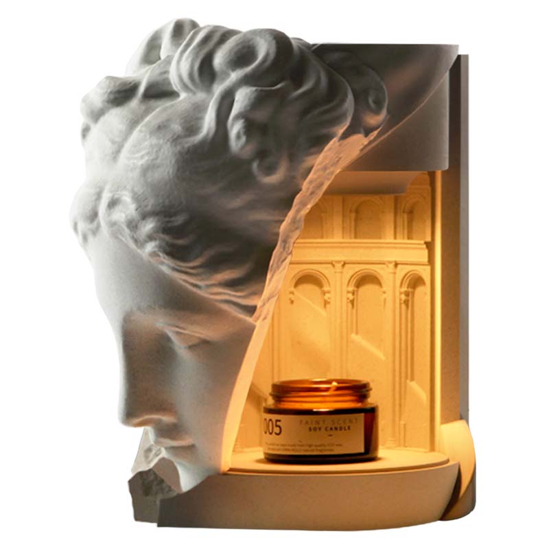 Lampe à cire fondante à bougie parfumée sans flamme