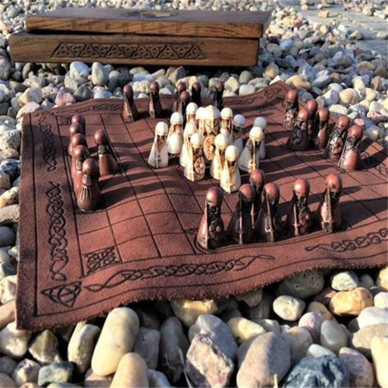 Viking Chess King's Table Resin Crafts Home Interior Decoration Ornaments