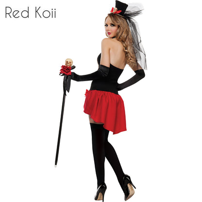 Costume de cosplay d'Halloween squelette