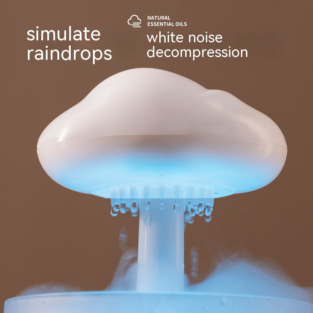 Rain Rhyme Seven-color Ambience Light Clouds Rain Aroma Diffuser