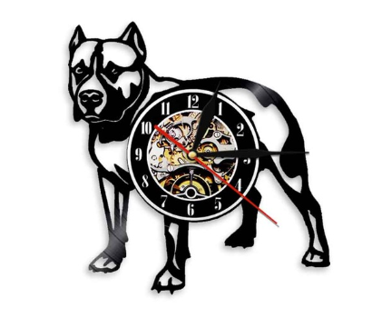 Cadeaux de race de chien d’horloge murale