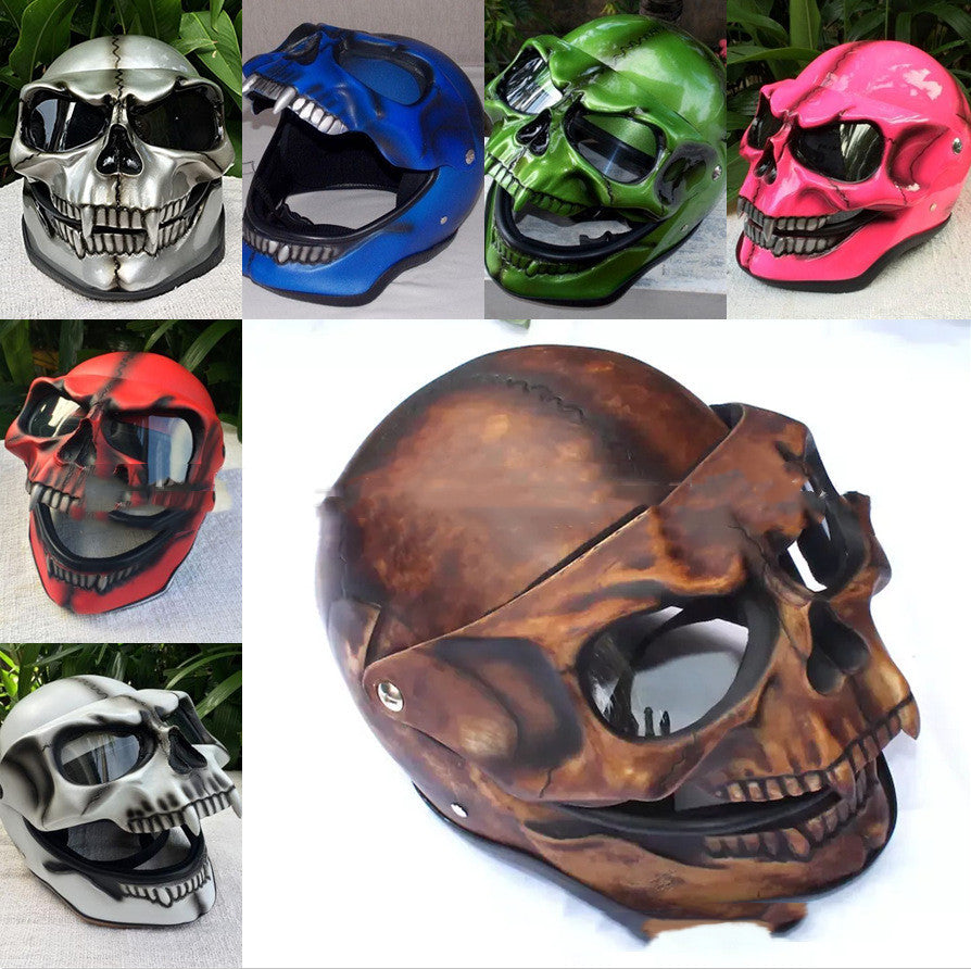 European And American Halloween Skull Head Helmet Mask