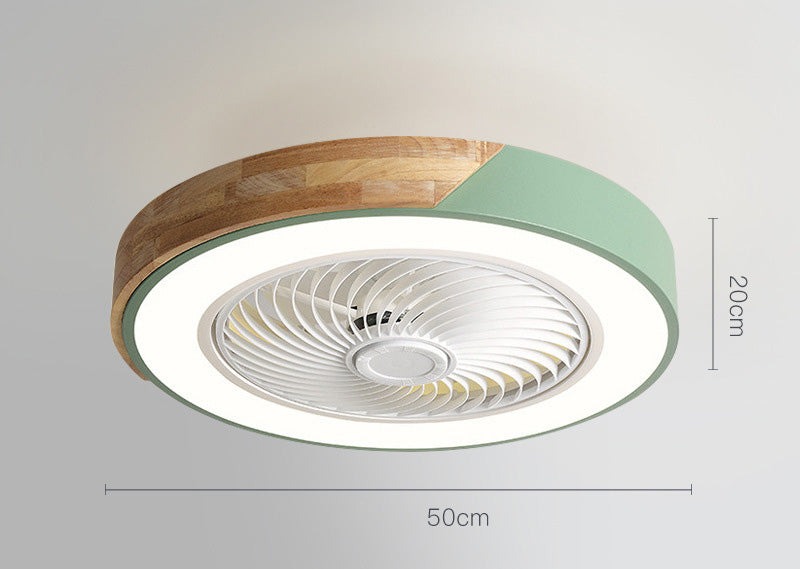 Lampe à ventilateur suspendue électrique à guide d'air rotatif