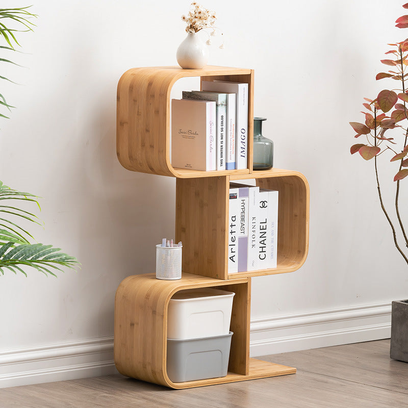 Floor-to-floor Bookcase Solid Wood Children