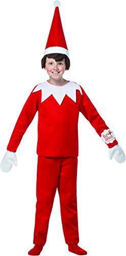 Halloween Elf Costumes On The Christmas Shelf