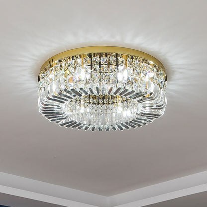 Simple European Creative Living Room Postmodern Crystal Ceiling Light