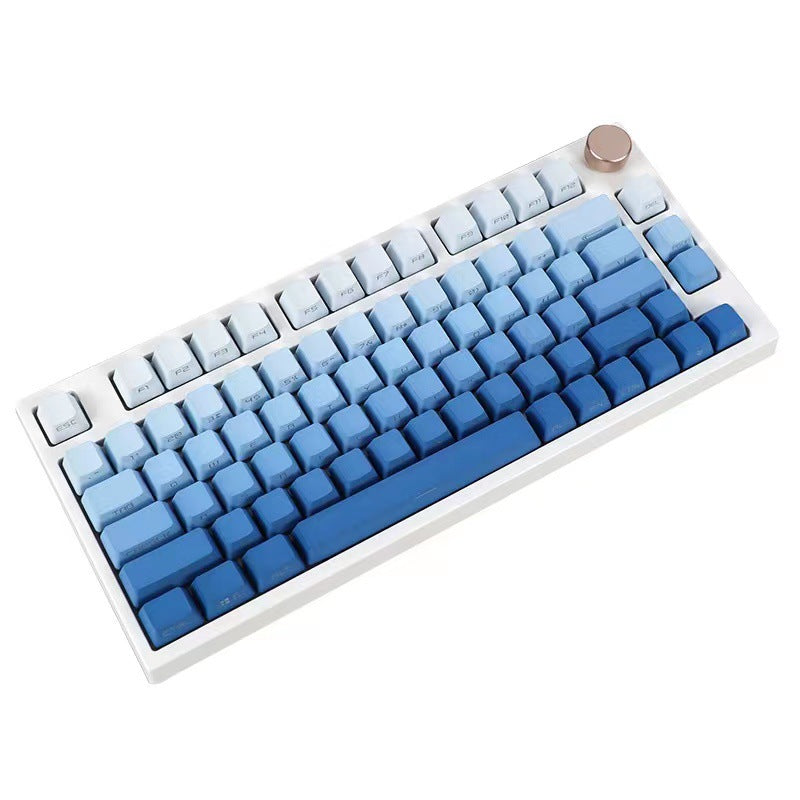 Fog Blue Side Engraved Key Cap