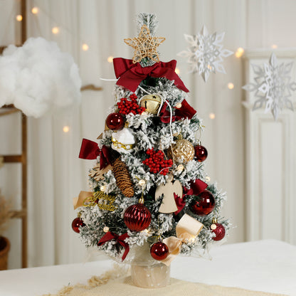 Couronne de décoration de noël, petit ornement de bureau pour la maison