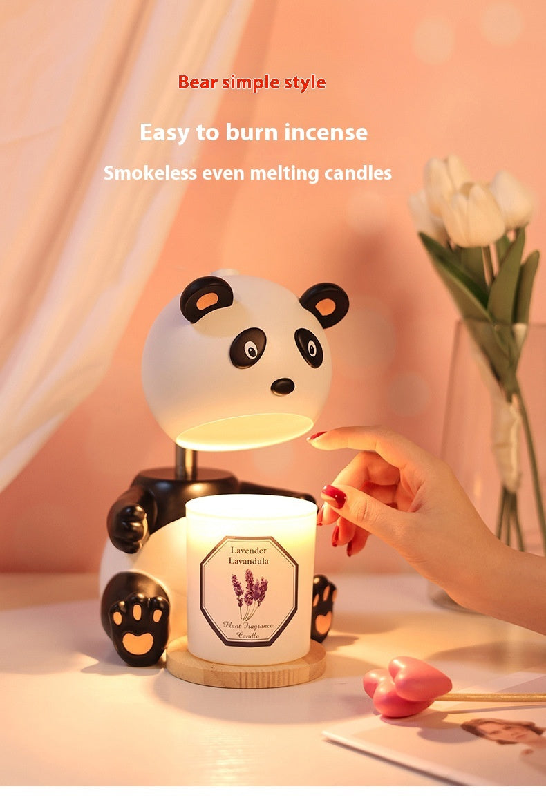 Panda Aromatherapy Wax Home Table Lamp