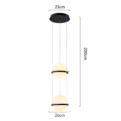 Petites lampes suspendues de chevet simples et créatives adaptées à l'allée