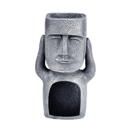 Home Geometric Leisure Resin Ornaments Courtyard Home Design Easter Island Decoration