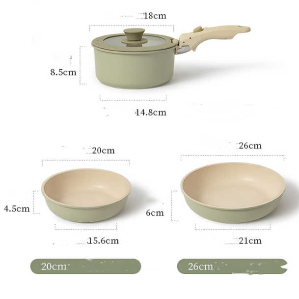 Complete Set Of Household Frying Pan