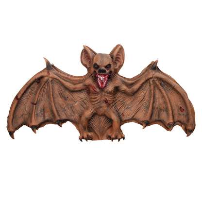 Décoration de pendentif fantôme de grande chauve-souris d'Halloween, jouet de chambre secrète, accessoires en mousse de latex d'horreur