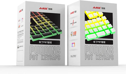 Detachable DIY Pudding Keycap Double Shot Translucent Layer Mechanical US Layout