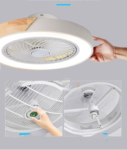 Lámpara Colgante Con Ventilador Eléctrico Invisible