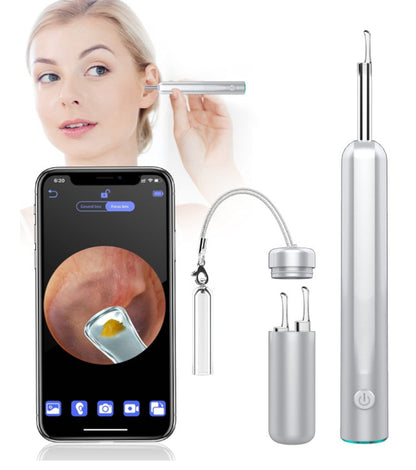 Otoscope WiFi, nettoyeur d'oreille, Endoscope de nettoyage, caméra d'inspection d'oreille sans fil, Gyroscope, outil d'élimination du cérumen