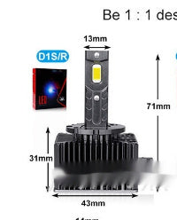 Non Destructive Replacement Of LED Headlights With Lamp Stabilizer Plug-in