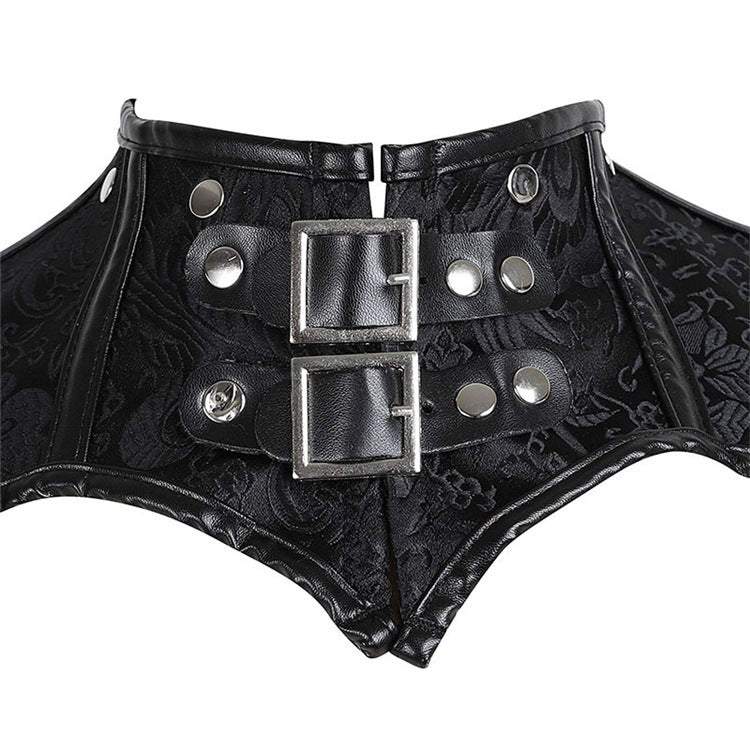 Steampunk Gothique Maigre Chevalier Noir Halloween Acteur Shapewear