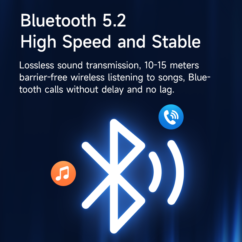 Écouteur pour appareil auditif Bluetooth à la mode et simple à suspendre au cou