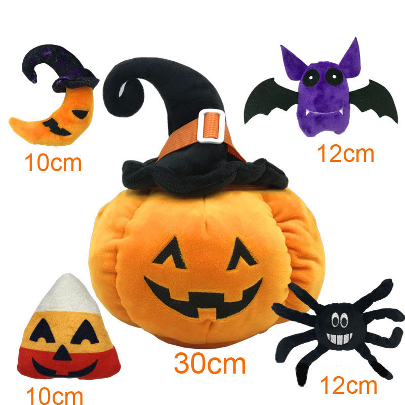 Sombrero de Halloween Almohada de calabaza Juguete de peluche