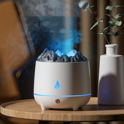 Nouveau Humidificateur volcanique Flaming Mountain, Machine d'aromathérapie, diffuseur volcanique, Volume de brouillard domestique, créativité